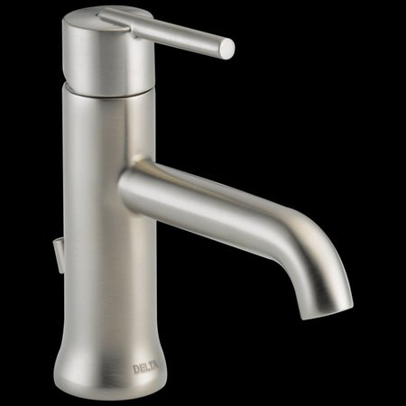 DELTA 1 or 3-hole 4" installation Hole Single Hole Lavatory Faucet, Stainless 559LF-SSMPU